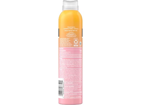 Neutrogena Invisible Sunscreen Spray SPF60 5oz