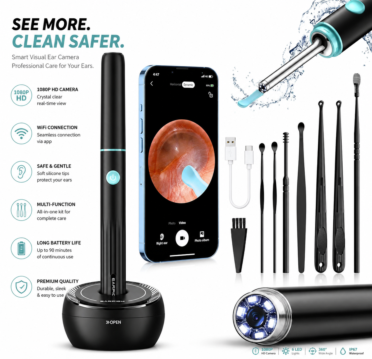 Ultra-HD Ear Wax Remover Tool - Gallery 7