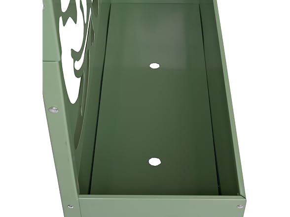 Oakland Living 6 ft. X 4 ft. Green Metal Privacy Screen