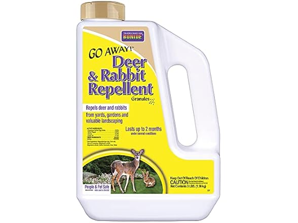 Bonide Go Away! Deer & Rabbit Repellent Granules