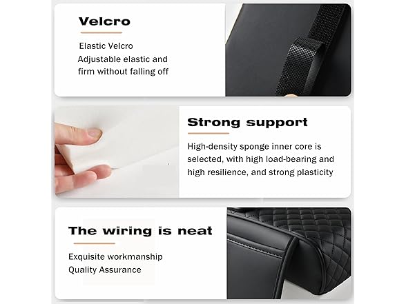 Car Armrest Cover w/ Wireless Charger