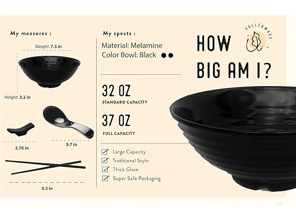 2 37oz Noodle Bowl Sets (8 pieces)