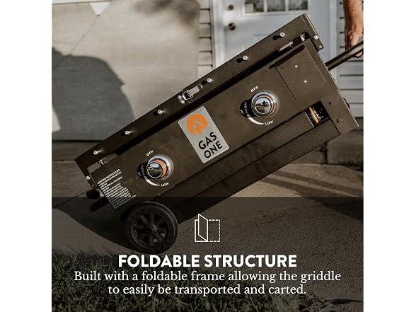 GasOne Foldable Propane Burner Grill