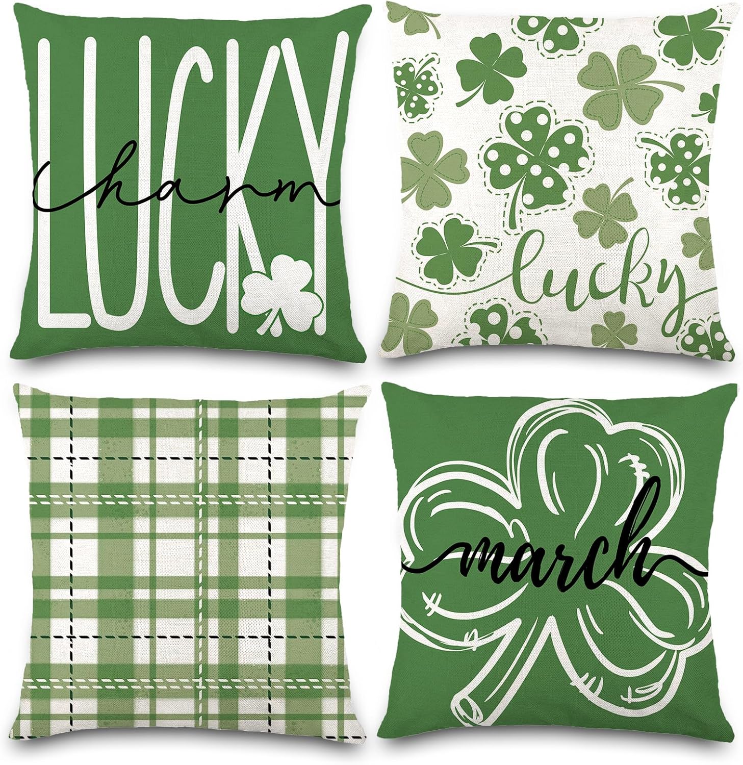16 Piece Set Patrick Day Pillow Covers  - Gallery 3