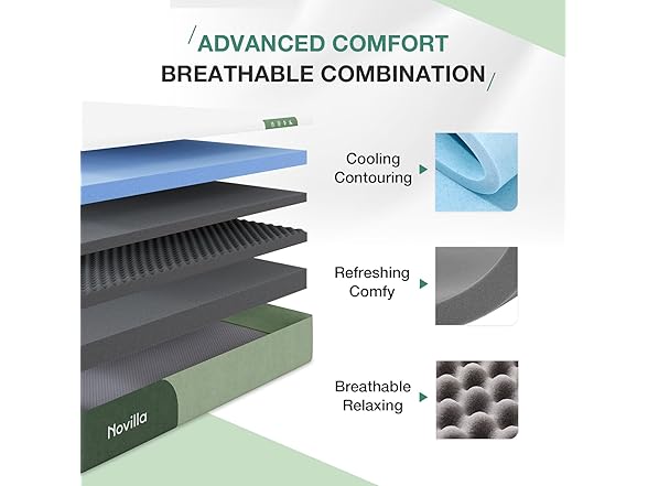 Novilla 12 Inch Full Mattress Comfortable