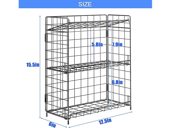 TISEMENT 3-Tier Countertop Snack Rack