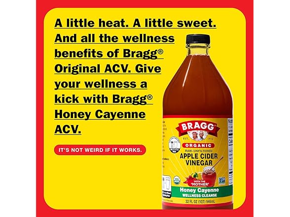Bragg Organic Apple Cider Vinegar Honey Cayenne