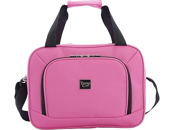 Travelers Club 4pc Luggage Pink