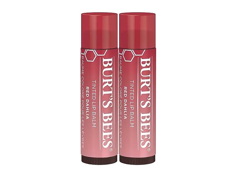 2-Pack Burts Bees Lip Balm, Red Dahlia