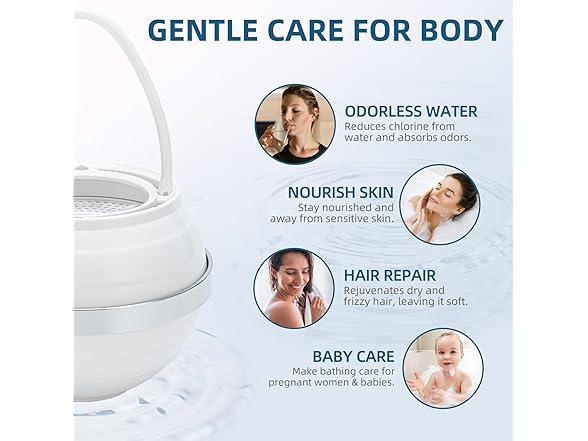 NURIONSS Bath Water Filter