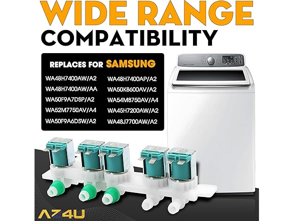 AZ4U Washer Water Inlet Valve Replaces