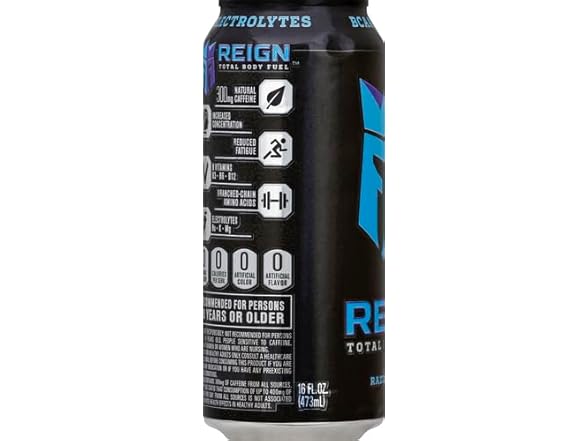 Reign Total Body Fuel Razzle Berry, 16 Fl Oz Can