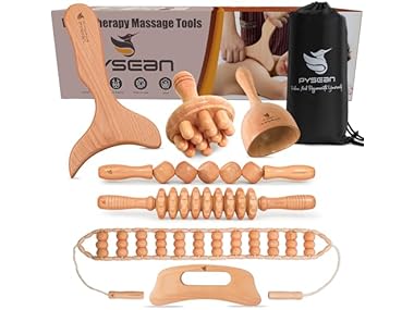 $19.99, Was $32.99, 39% Off! PYSEAN 7-in-1 Wood Therapy Massage Kit dealfomo