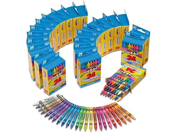 Cra-Z-Art Cra-Z-Art Bulk Crayons, 24 Pack