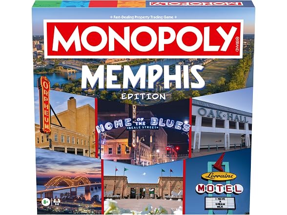 Monopoly Board Game – Memphis, TN Edition