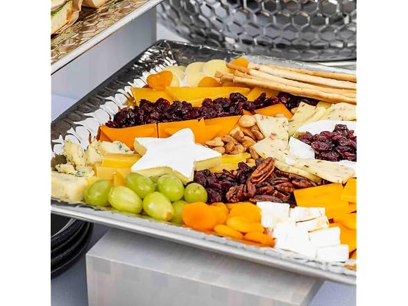 TableCraft 12844 Hive Collection Square Serving Tray