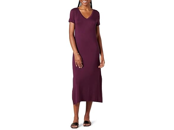 Amazon Essentials Women Jersey V-neck Short Dress
