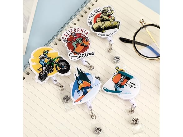 Ldcttcy Badge Reel Retractable ID Holder