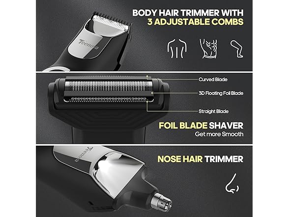Electric Body Hair Trimmer Shaver