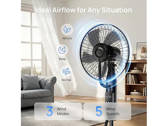 NovaMist 2026 Upgraded Misting Fan