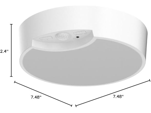 2Pk Motion Sensor LED Ceiling Lights Battery Operated