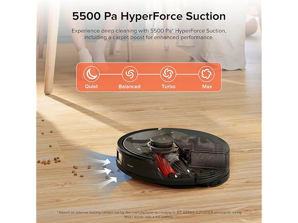 Roborock Q80ULL-BLACK ROBOROCK Q8 MAX+ ROBOT VACUUM
