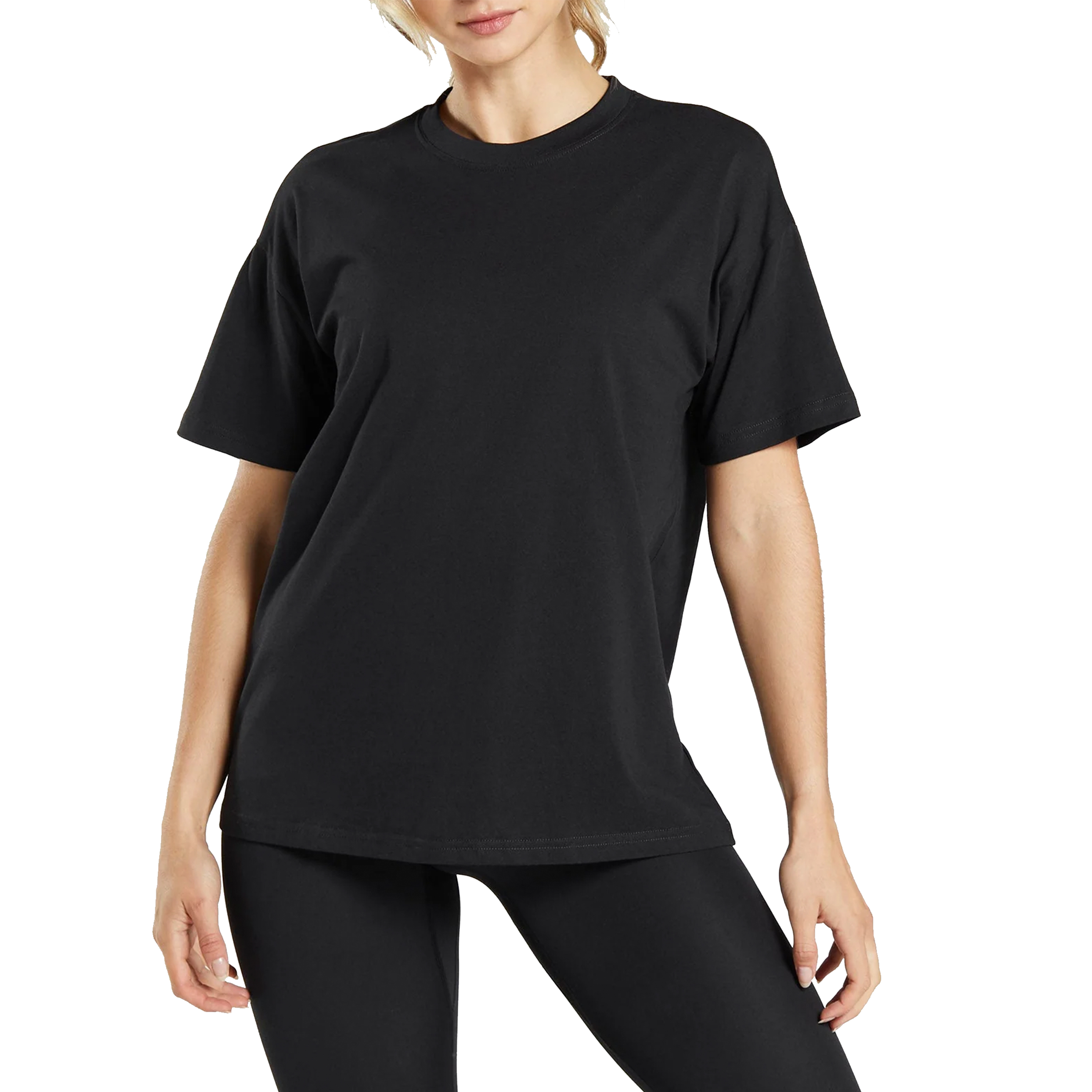 6Pk Womens S/S Loose Fit Crew Tee - Gallery 11
