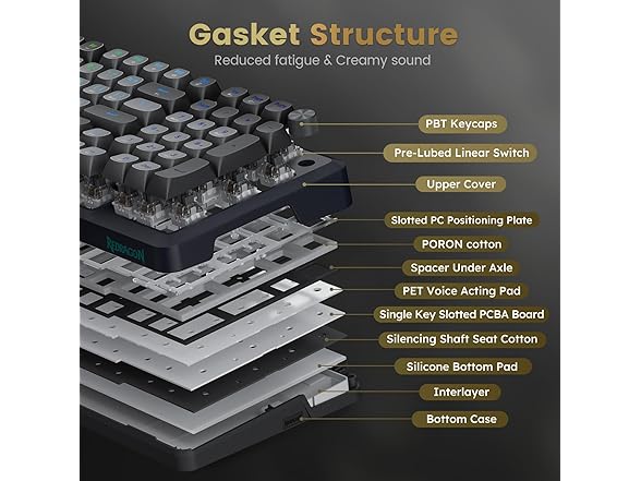 Redragon RGB Wireless Keyboard