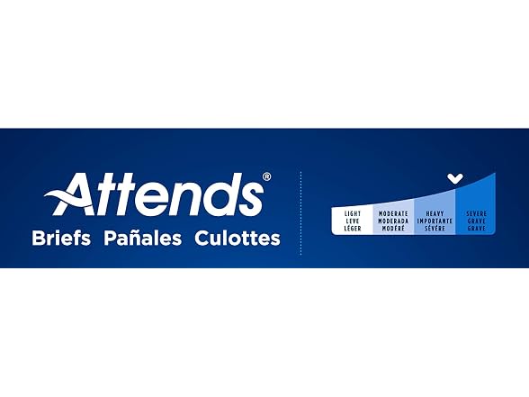 Attends 40603101 Adult Incontinent Brief Attend