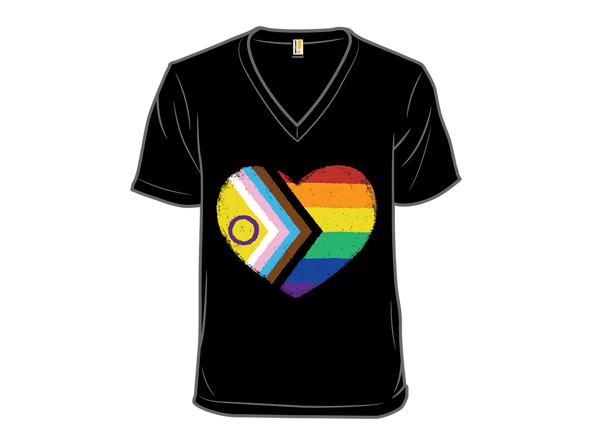 Progress Pride Flag Heart - Gallery 10