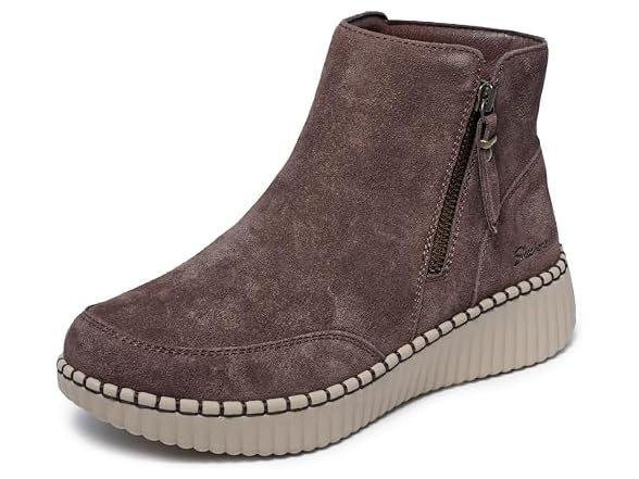 Skechers Women's Side Zip-Up Boot (5.5)