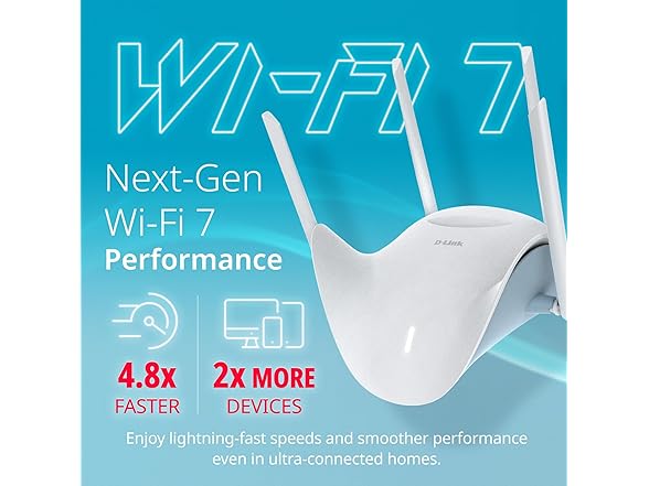 D-Link D-Link BE9500 Tri-Band Wi-Fi 7 Smart Rou