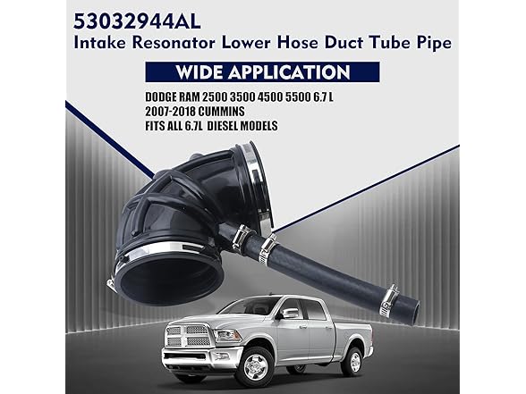 Air Intake Resonator Hose 696-207