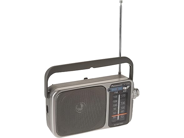 Panasonic RF-2400 AM/FM Radio, Silver