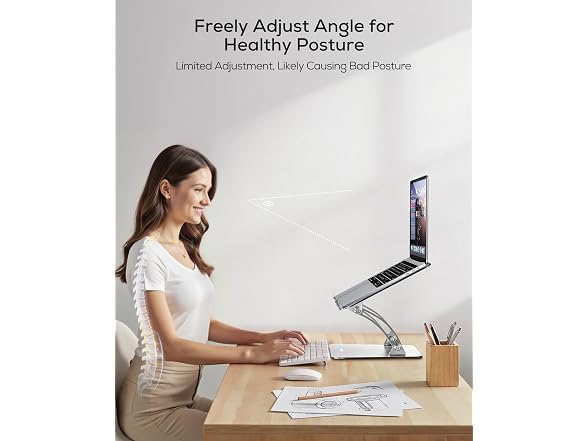 Nulaxy Ergonomic Foldable Laptop Stand