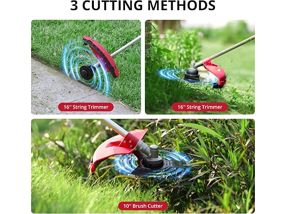 AMERISUN Gas Weed Trimmer 26cc, 2 in 1