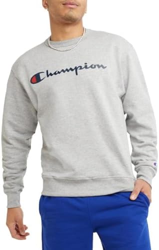 Champion Men's Sweatshirt, Powerblend, Fleece Midweight Crewneck Sweatshirt(Reg. or Big & Tall)