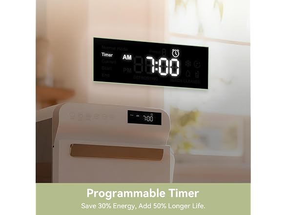 Gevi Nugget Ice Maker, Timer, 40lbs