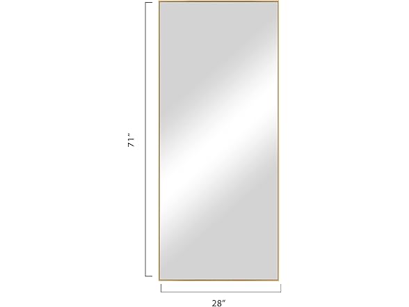 NeuType Full Length Mirror 71" x 27" Oversized