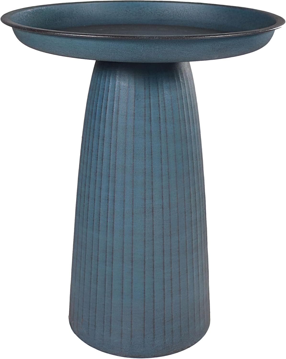 Sunnydaze Gleeful Garden Metal Bird Bath -Choose Color - Gallery 12