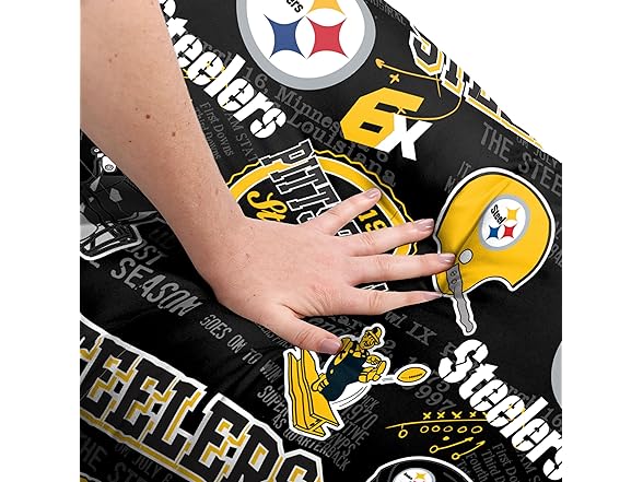 PITTSBURGH STEELERS Plush Body Pillow