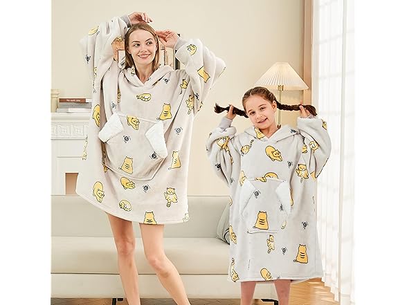 Ramees Wearable Blanket Hoodie Kids