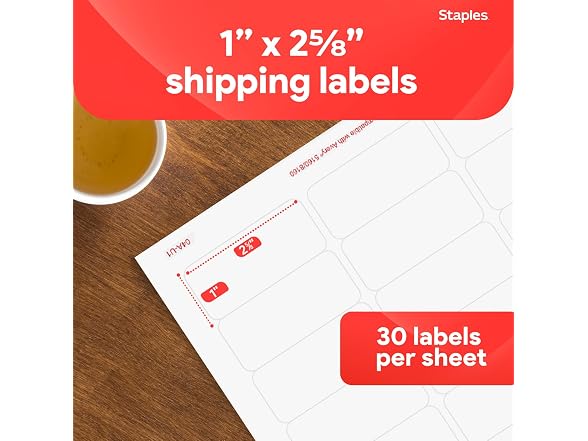 Staples Printable Address Labels