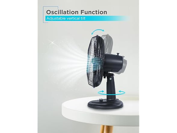 BLACK+DECKER BFDT12SB 12 in. Table Fan - Black