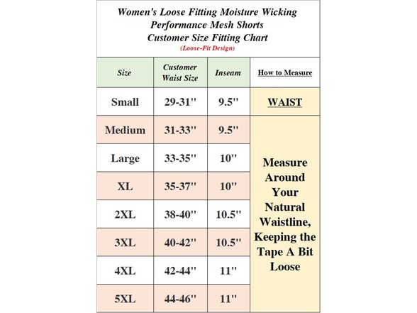5Pk Womens Moisture Wicking Mesh Shorts