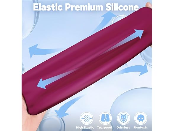 VegoVia Large Swim Cap Maroon