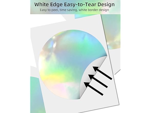 2” Holographic Circle Thermal Label