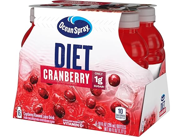 6PK Ocean Spray Juice Drink 10 Ounce Bottle s
