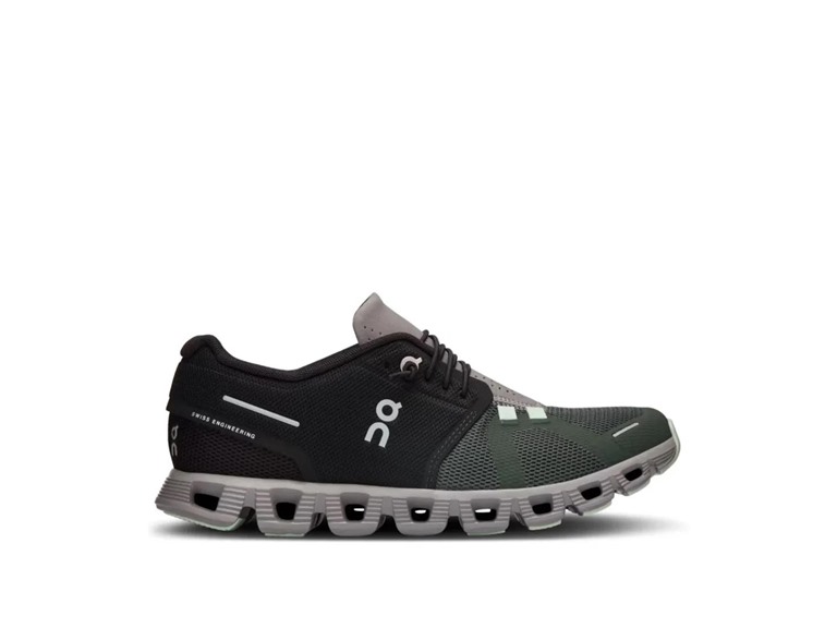 On Running Cloud 5 Women's Shoes Black/Lead Size 5