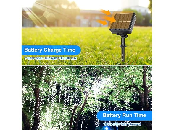 BesLowe 288FT Solar Fairy Lights